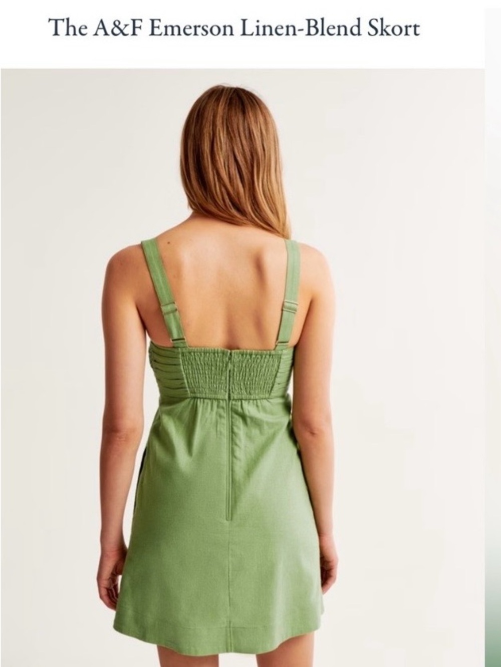 Abercrombie & Fitch Green Mini Dress - Picture 2 of 6